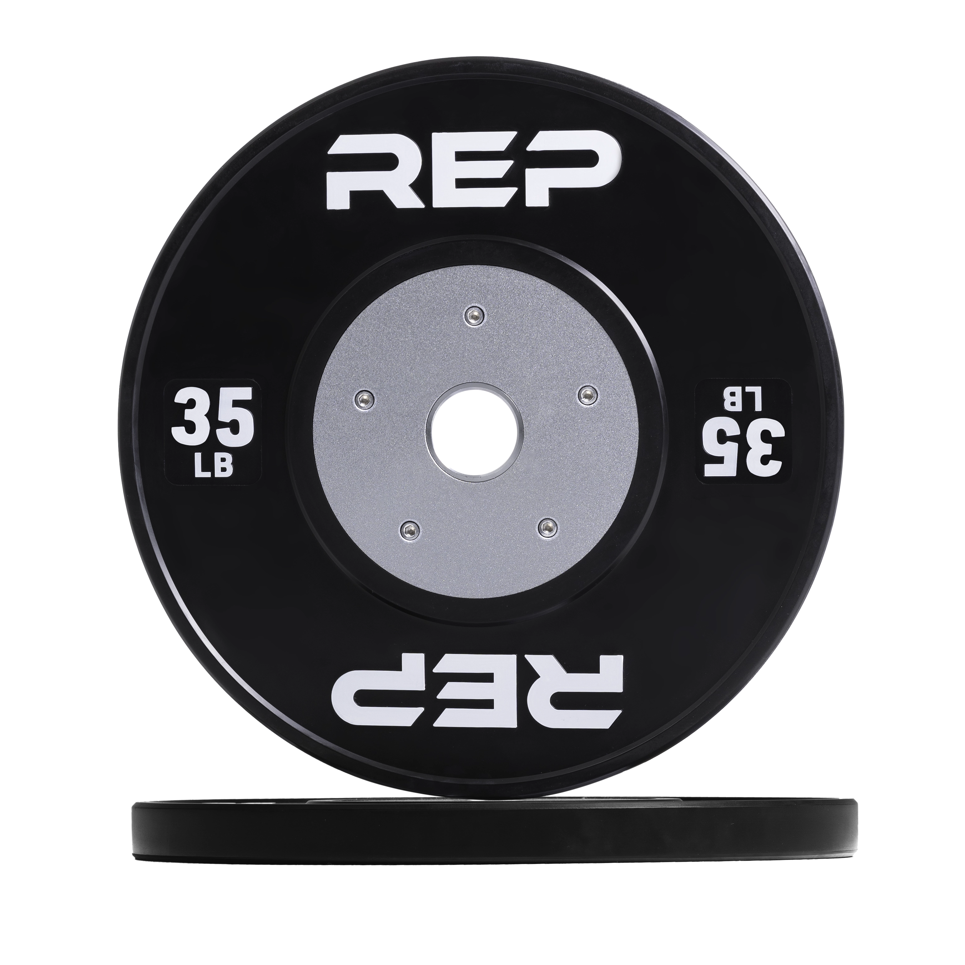 Black Competition Bumper Plates (LB) - 35lb